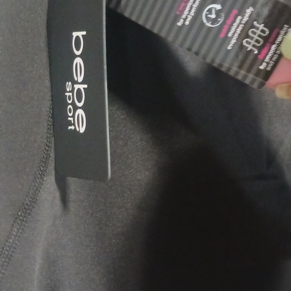 176. NWT BEBE SPORT CROP ACTIVE LEGGING - Picture 5 of 5